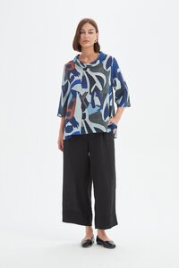 Tirelli High Neck Print Top - Pre Order