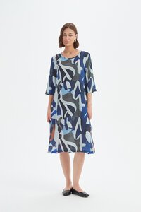 Tirelli Curve Seam Print Dress - Pre Order