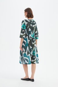 Tirelli Curve Seam Print Dress - Pre Order
