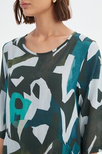 Tirelli Curve Seam Print Dress - Pre Order