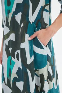 Tirelli Curve Seam Print Dress - Pre Order