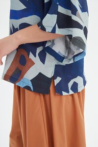 Tirelli Wide Sleeve Print Top - Pre Order