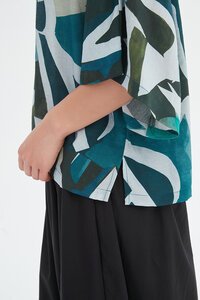 Tirelli Wide Sleeve Print Top - Pre Order
