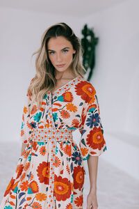 Joop & Gypsy Emelie Floral Wrap Knee Dress