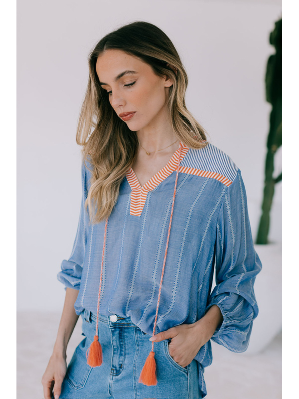 White Poetry Santorini Top