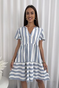 Grace & Co Striped Mini Dress