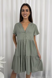 Grace & Co Tiered Baby Doll Dress