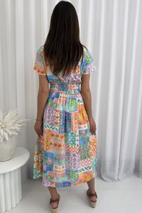 Grace & Co Patchwork Shirt Dress