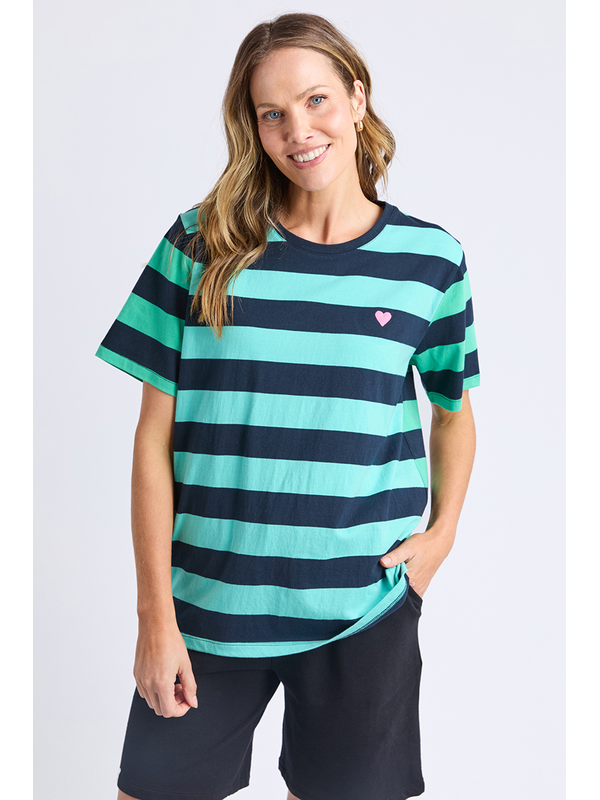 Elm Eden Stripe SS Tee