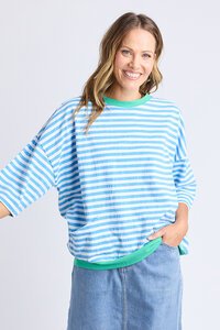 Elm Mazie Stripe Ringer Sweat