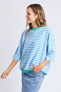 Elm Mazie Stripe Ringer Sweat