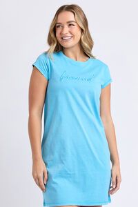 Foxwood Signature Embroidery Tee Dress