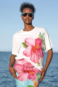 Curate Hibiscus Of Time Tee
