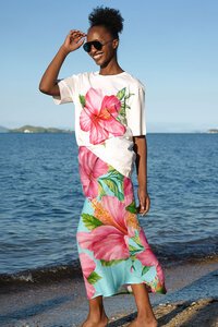 Curate Hibiscus Of Time Tee