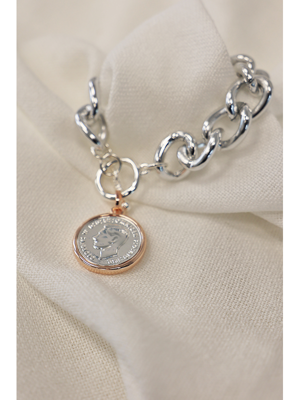 She Jewellery Silver Fortune Bracelet