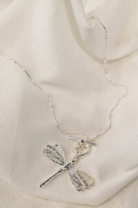 She Jewellery Dragonfly Drop Necklace