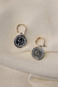 She Jewellery Royal Coin Earrings