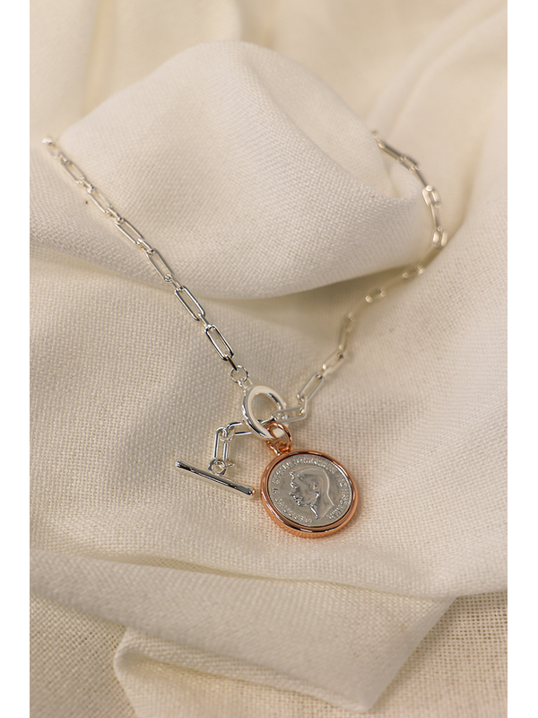 She Jewellery Royal Coin Pendant Necklace