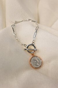 She Jewellery Royal Coin Link Bracelet