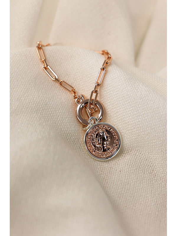 She Jewellery Royal Coin Link Bracelet