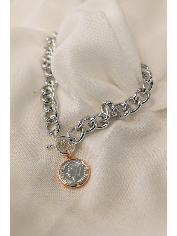 She Jewellery Sovereign Coin Chain Necklace