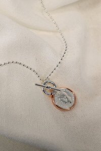 She Jewellery Soverign Coin Bead Necklace