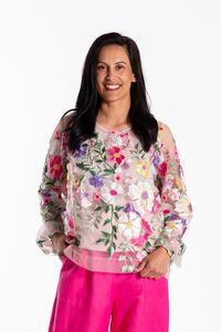 Jellicoe Lattice Textured Garden Top