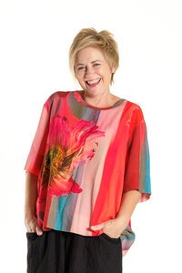 Deeanne Hobbs Zefer Poppy Top 