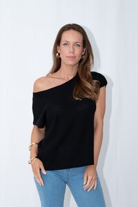 Fria The Label Black Knit Top