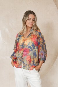 Fria The Label Baroque Rose Blouse