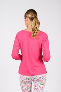 Vassalli Boat Neck 3-4 Sleeve Top