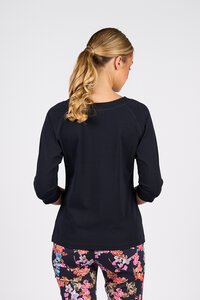 Vassalli Boat Neck 3-4 Sleeve Top