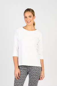 Vassalli Boat Neck 3-4 Sleeve Top