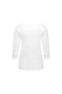 Vassalli Boat Neck 3-4 Sleeve Top