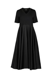 Vassalli Woven Detail T-Shirt Dress