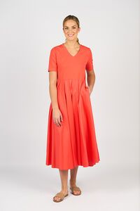 Vassalli Woven Detail T-Shirt Dress