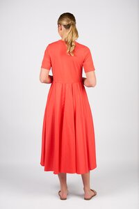 Vassalli Woven Detail T-Shirt Dress