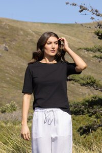 Vassalli Boat Neck Top