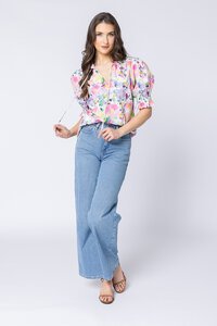 Leila + Luca Tea Party Honey Blouse