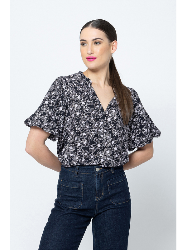 Seeking Lola Petal Sketch Treasure Top