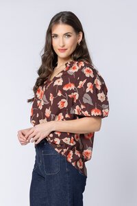 Seeking Lola Nutmeg Glow Treasure Top