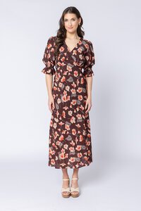 Seeking Lola Nutmeg Glow Opportunity Dress