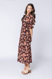 Seeking Lola Nutmeg Glow Opportunity Dress