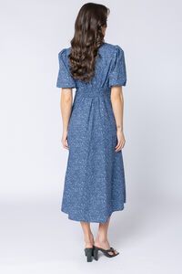 Seeking Lola Wild Navy Cheerful Dress