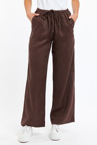 365 Days Perry Linen Drawcord Pant