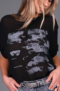 Storm Broken Glass Oversized Tee