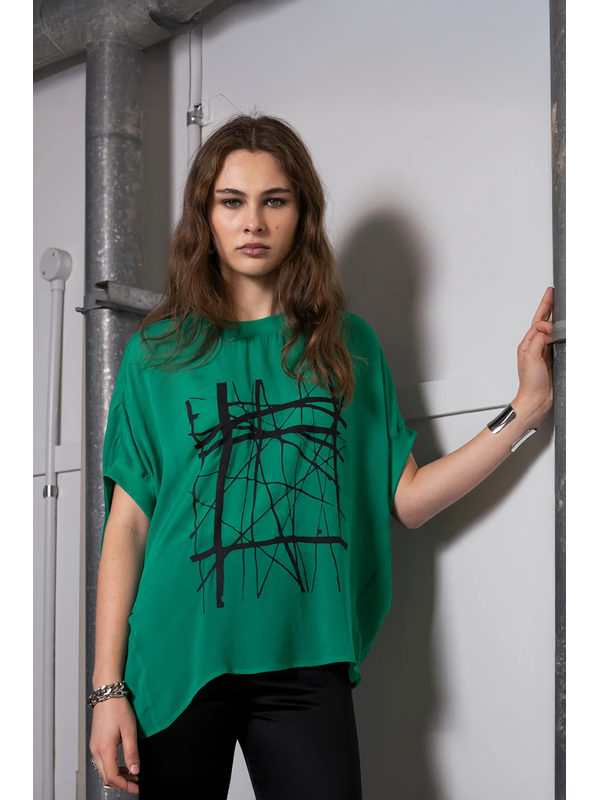 Storm Stix Print Oversized Tee
