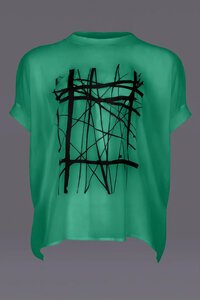 Storm Stix Print Oversized Tee