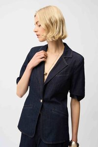 Joseph Ribkoff Denim Fitted Blazer