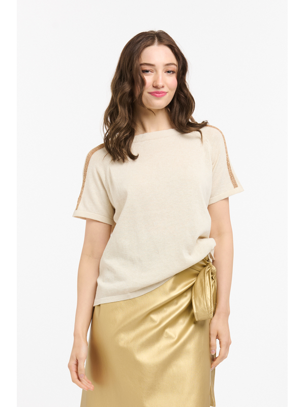 Urban Luxury Lurex Shoulders Sweater